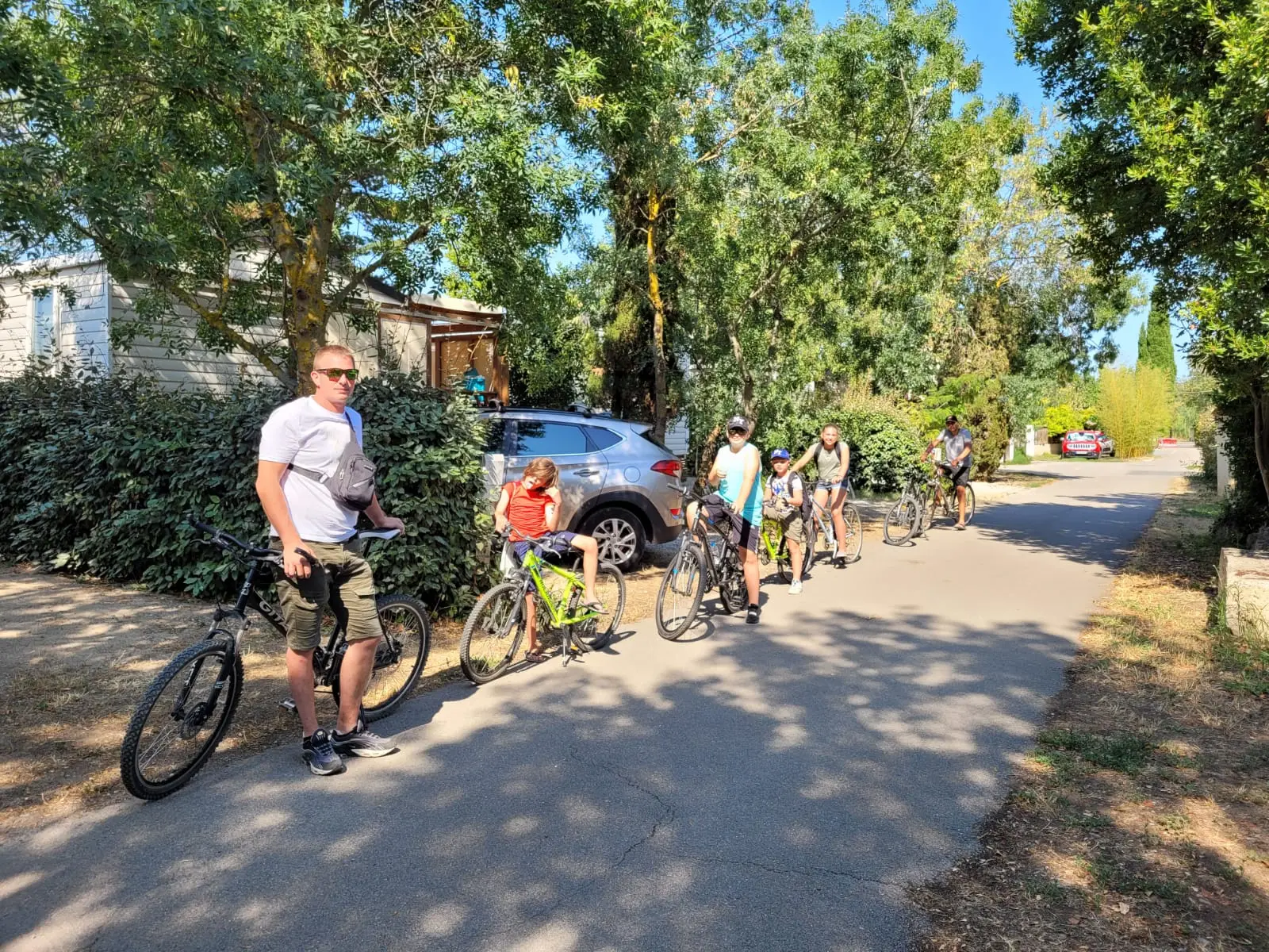 balade famille velo camping les floralys narbonne